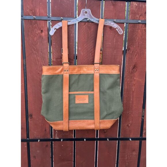 Parker Clay Rincon Backpack/ Tote- Leather/Canvas main image 9
